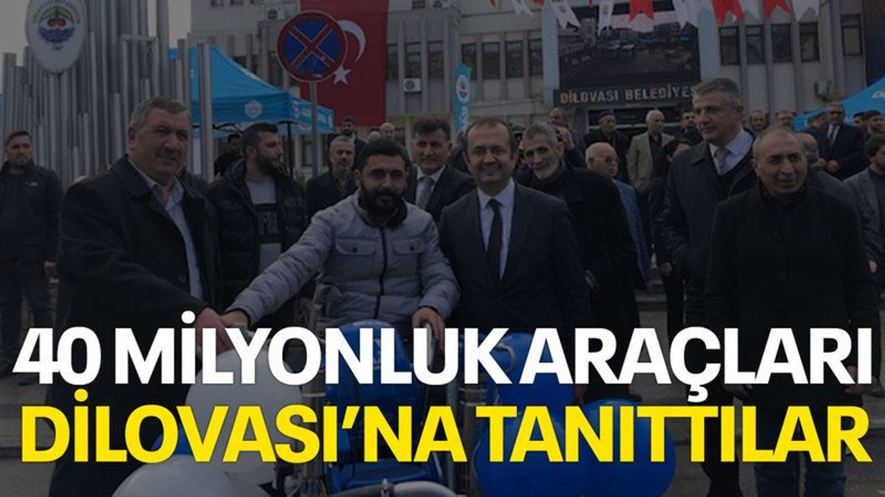 40 milyonluk araçları Dilovası’na tanıttılar