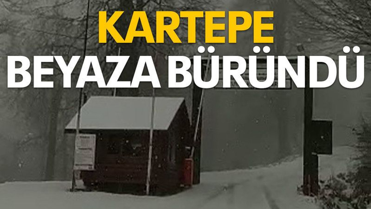 Kartepe beyaza büründü