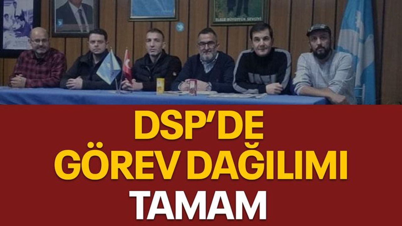 DSP’de görev dağılımı tamam