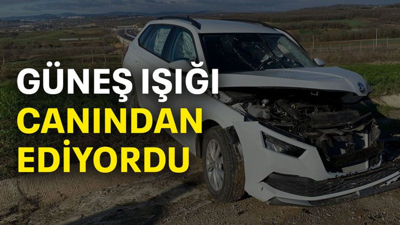 Güneş ışığı canından ediyordu