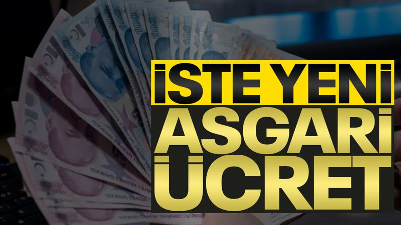 2023 asgari ücreti belli oldu
