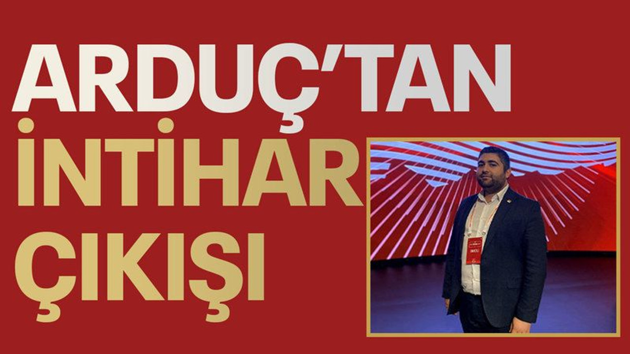 Arduç’tan intihar çıkışı