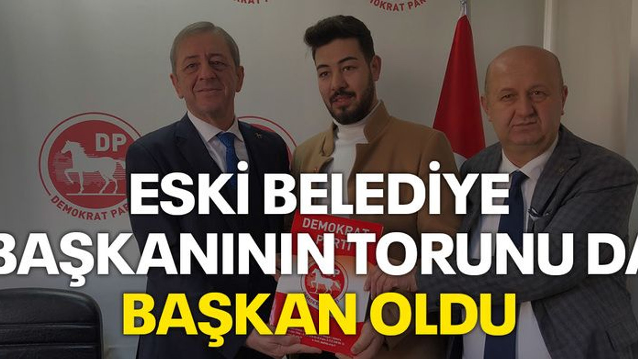Eski belediye başkanın torunu da başkan oldu