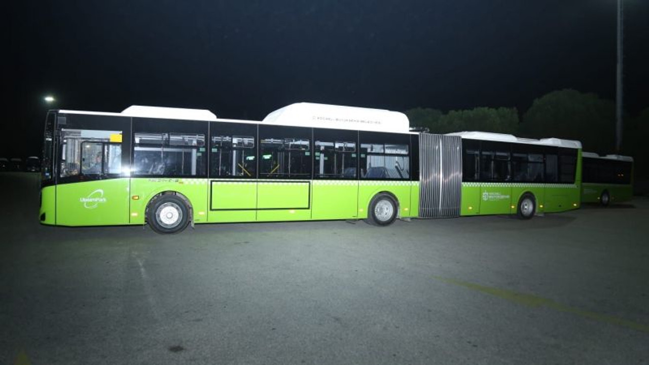 210 otobüsten kalan son 20 körüklü araç teslim edildi