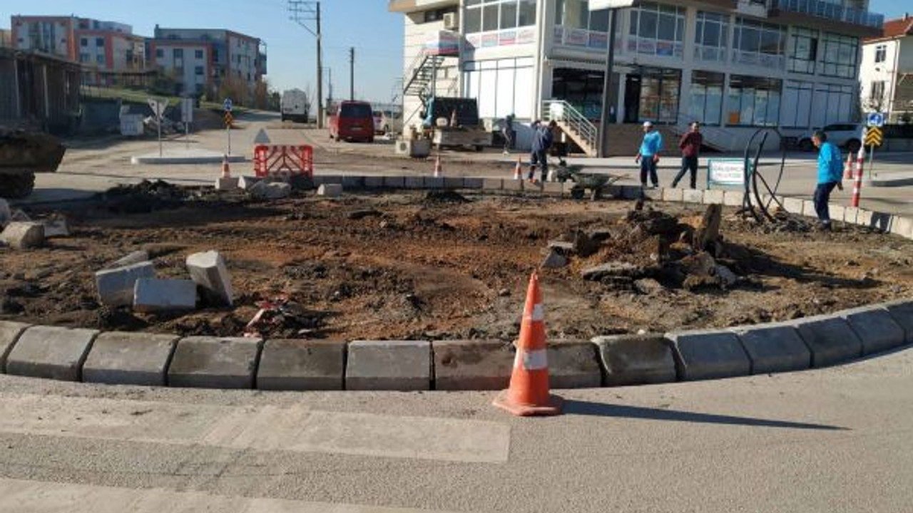 Başiskele Tınaztepe’de dönel kavşak yapıldı