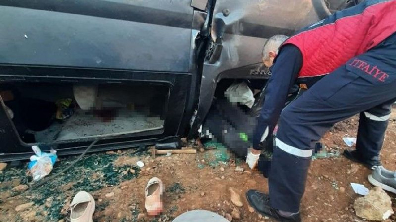 Mardin'de korkunç kaza, çok sayıda ölü ve yaralı var