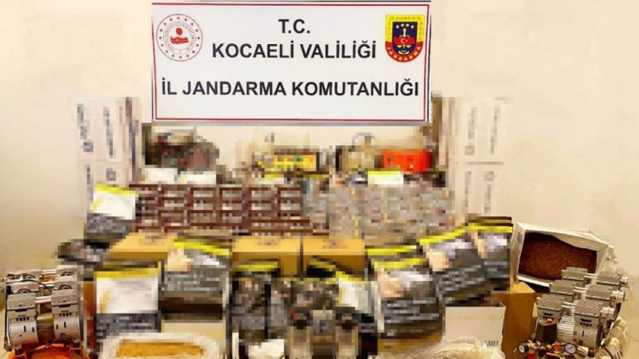 Kocaeli'de 194 bin 600 makaron ele geçirildi
