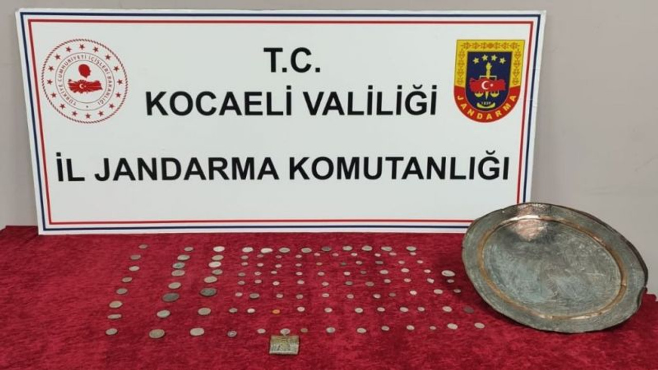 Roma döneminde ait sikkelerle yakalandı