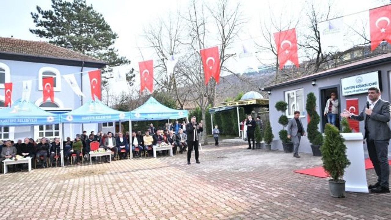Soğuksu Cami bahçesine çok amaçlı tesis