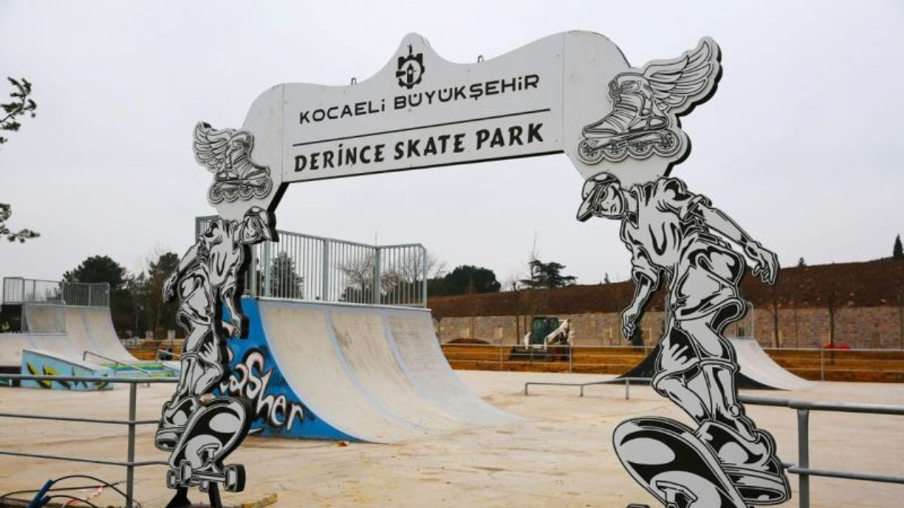 Artık Derinceli gençlerin de skate parkı var