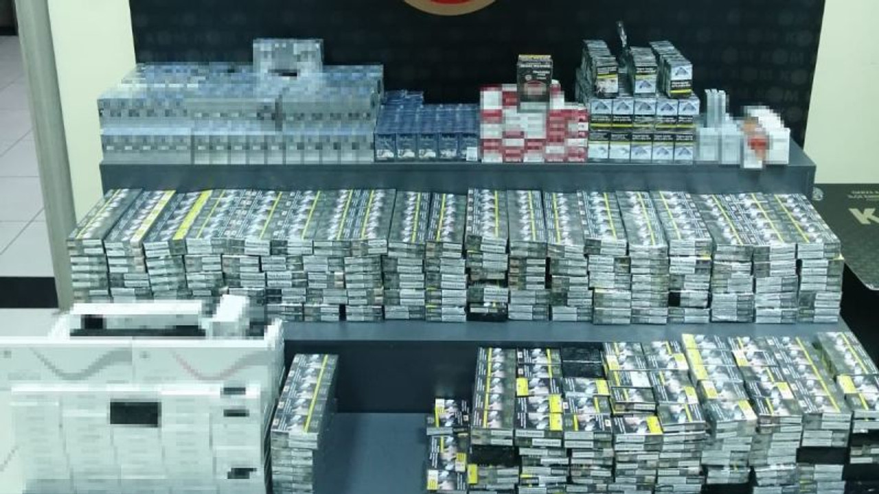 3 bin 109 paket kaçak sigara ele geçirildi