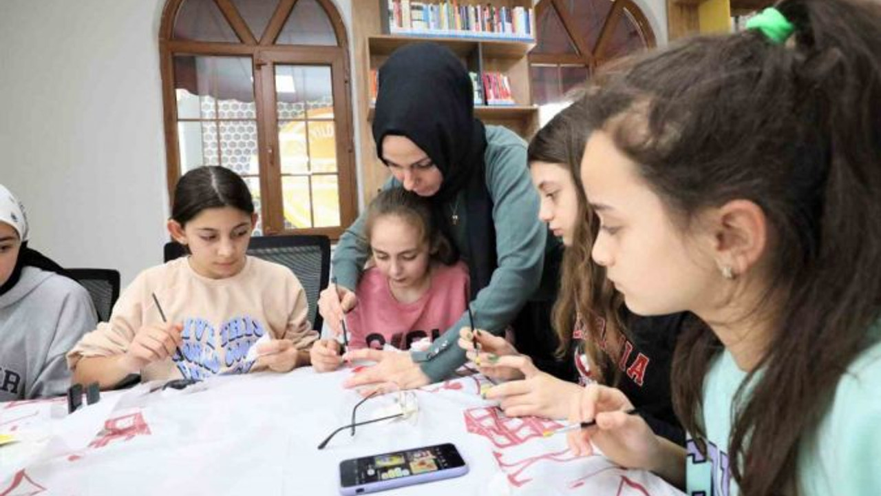 Çocuklar bu atölyede çok şey kazanıyor
