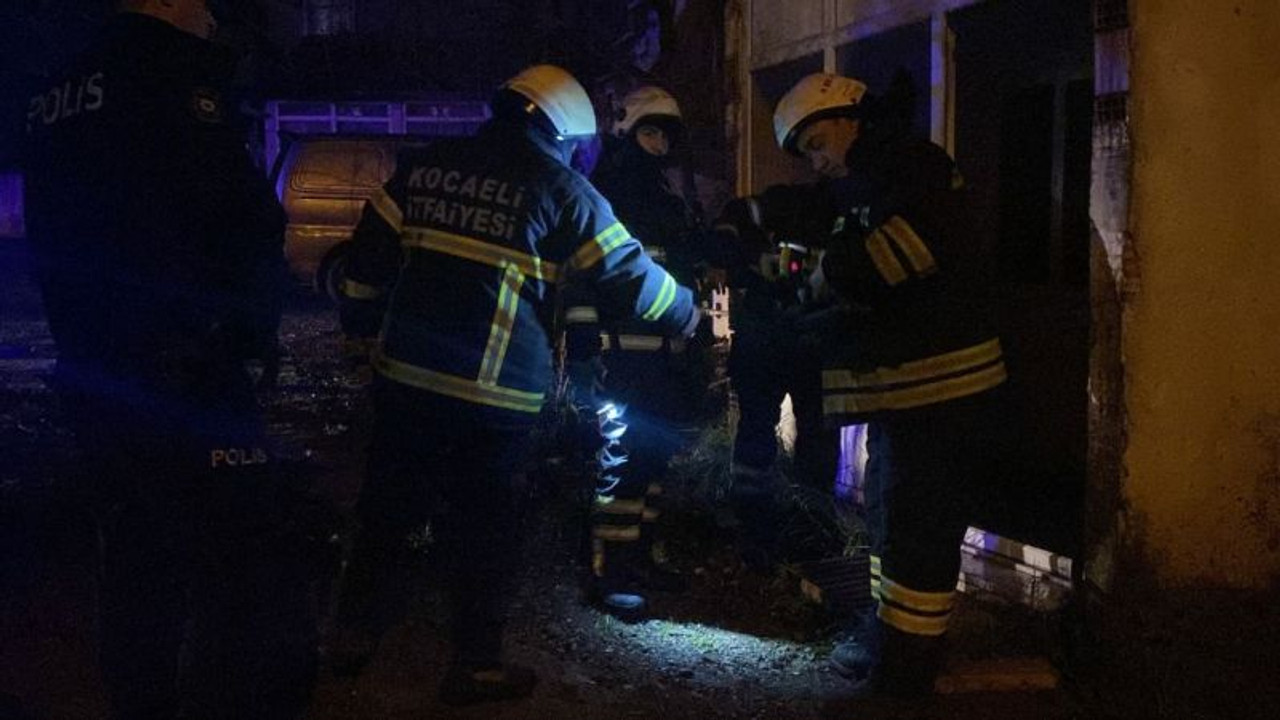Evde çıkan yangın paniğe sebep oldu
