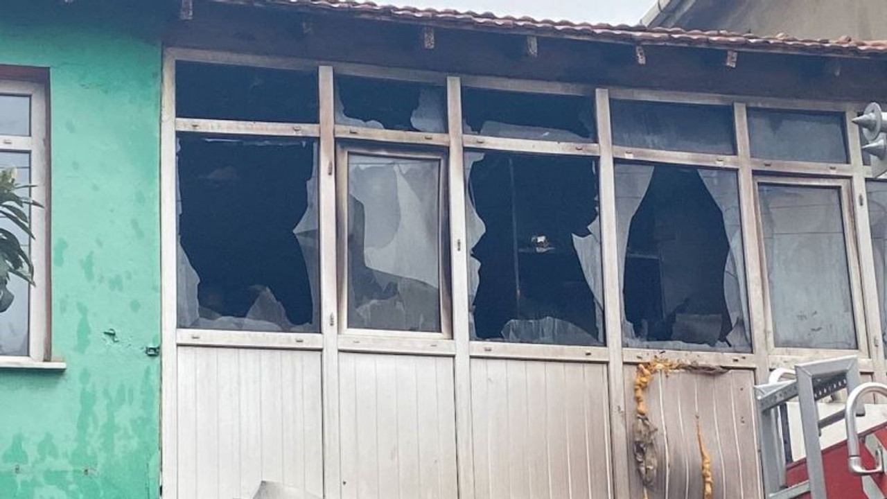 2 katlı binada korkutan yangın