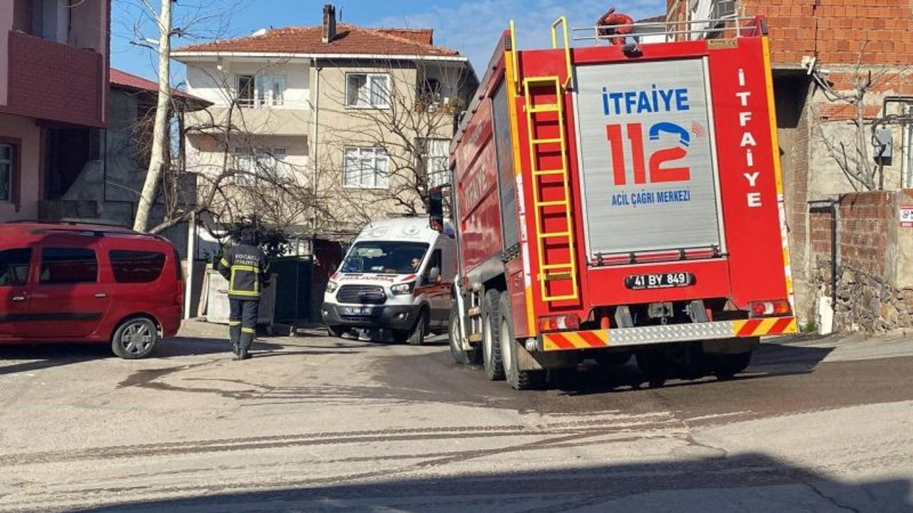 Kocaeli'de gecekonduda yangın paniği