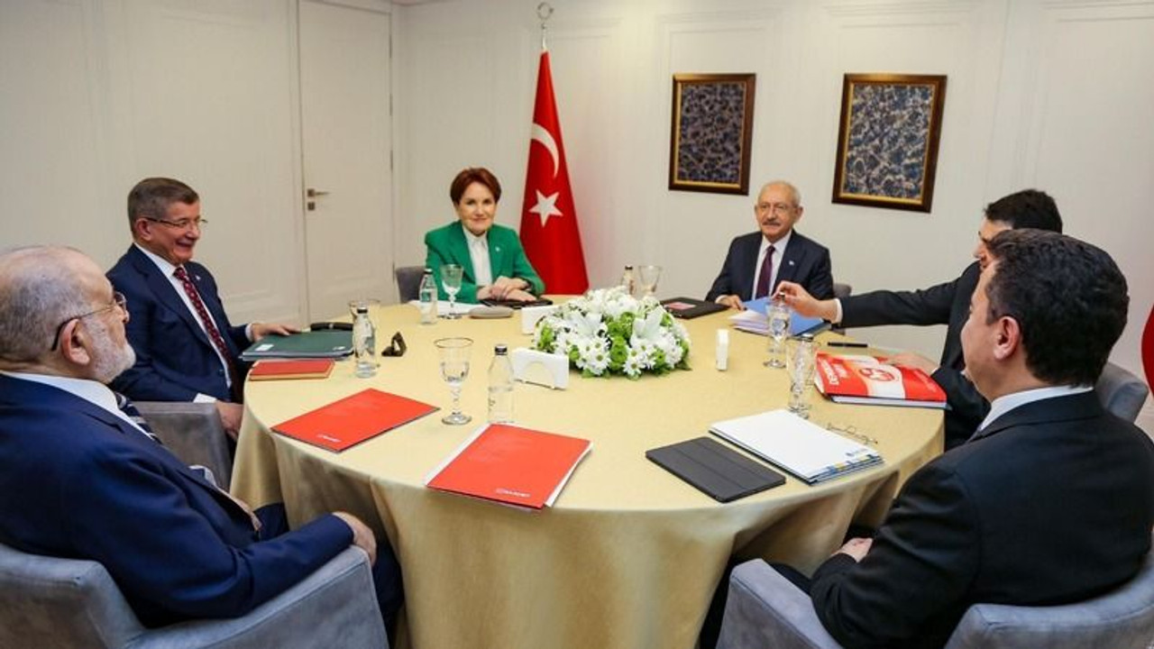 Altılı Masa’nın toplantısı başladı