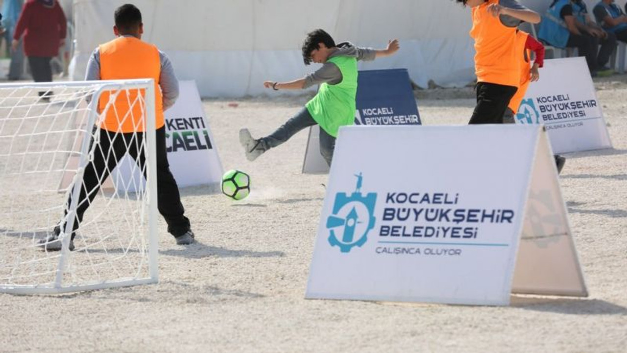 Büyükşehir’in çadır kenti sosyal yaşam alanına dönüştü