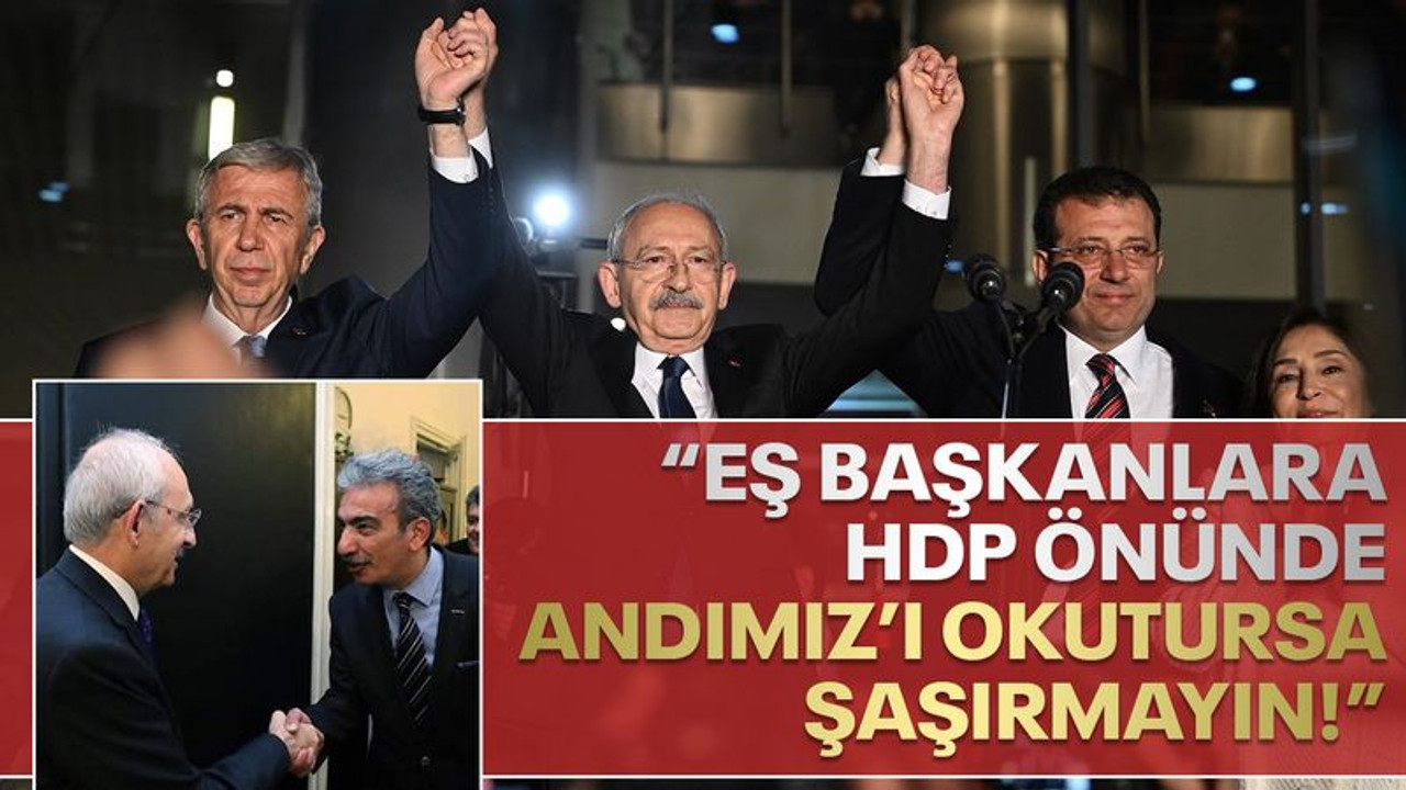Çakar: Eş başkanlara HDP önünde Andımız’ı okutursa şaşırmayın!
