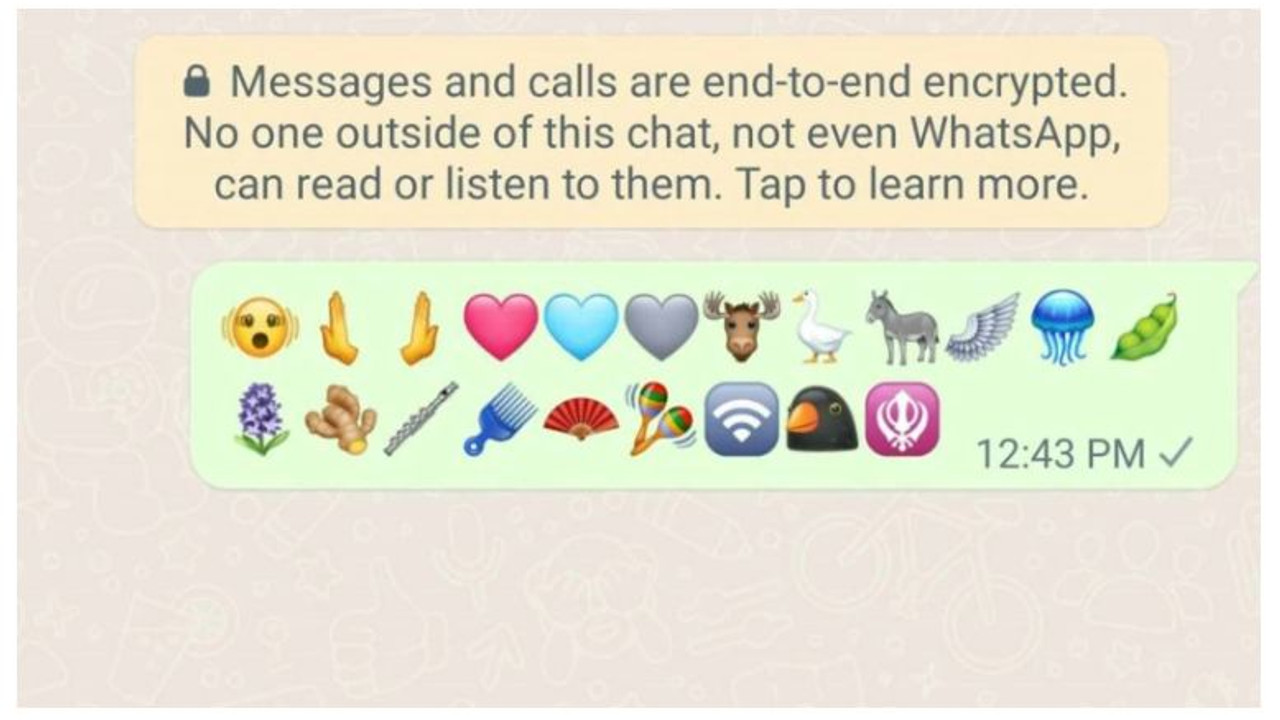 WhatsApp'a 21 yeni emoji geldi