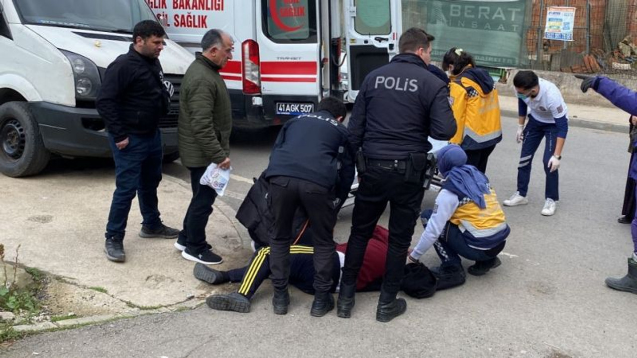 Cadde ortasında baygın halde bulundu