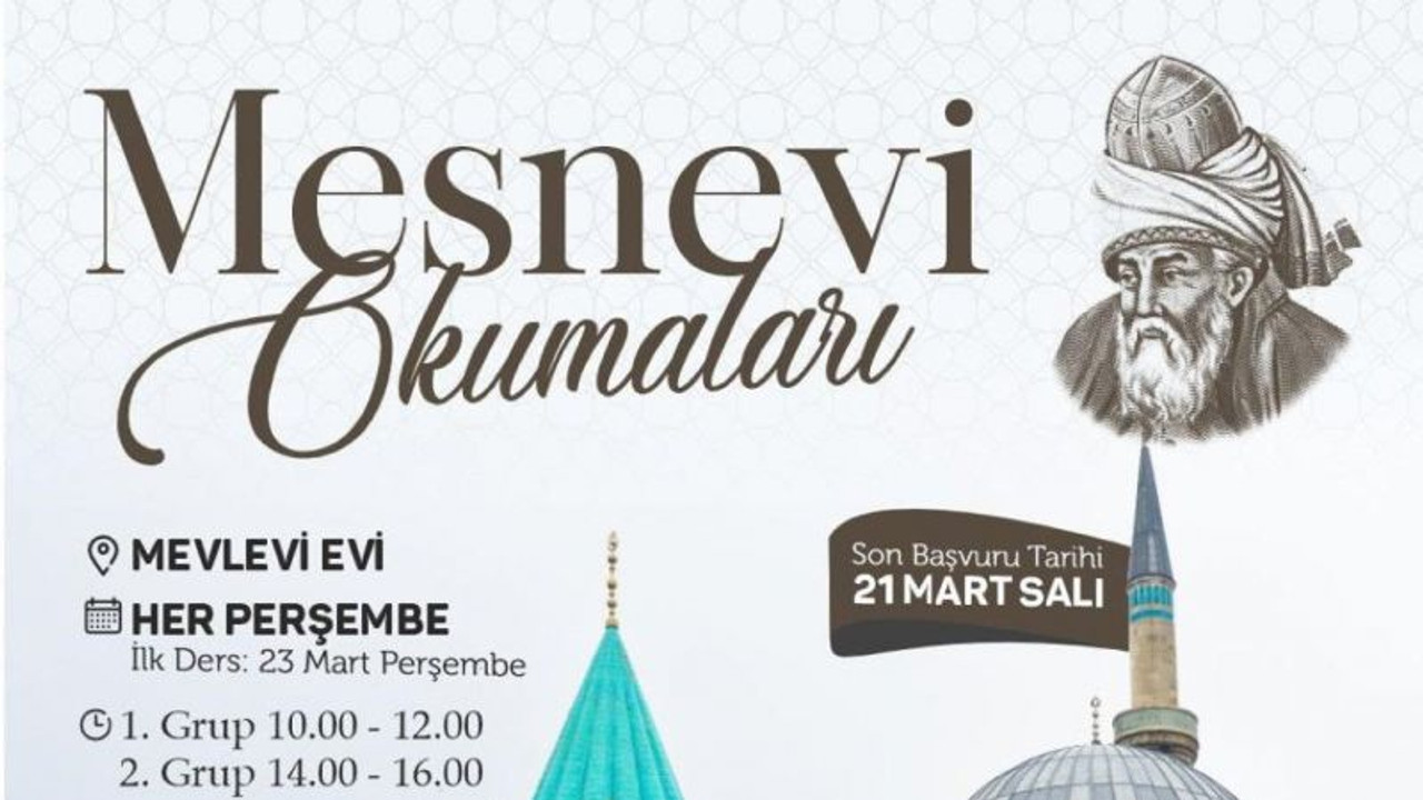Büyükşehir’den Mesnevi Okumaları