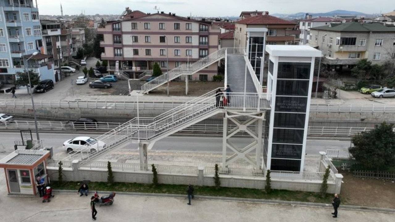 Darıca Okul Yolu Caddesi’ne yeni üst geçit