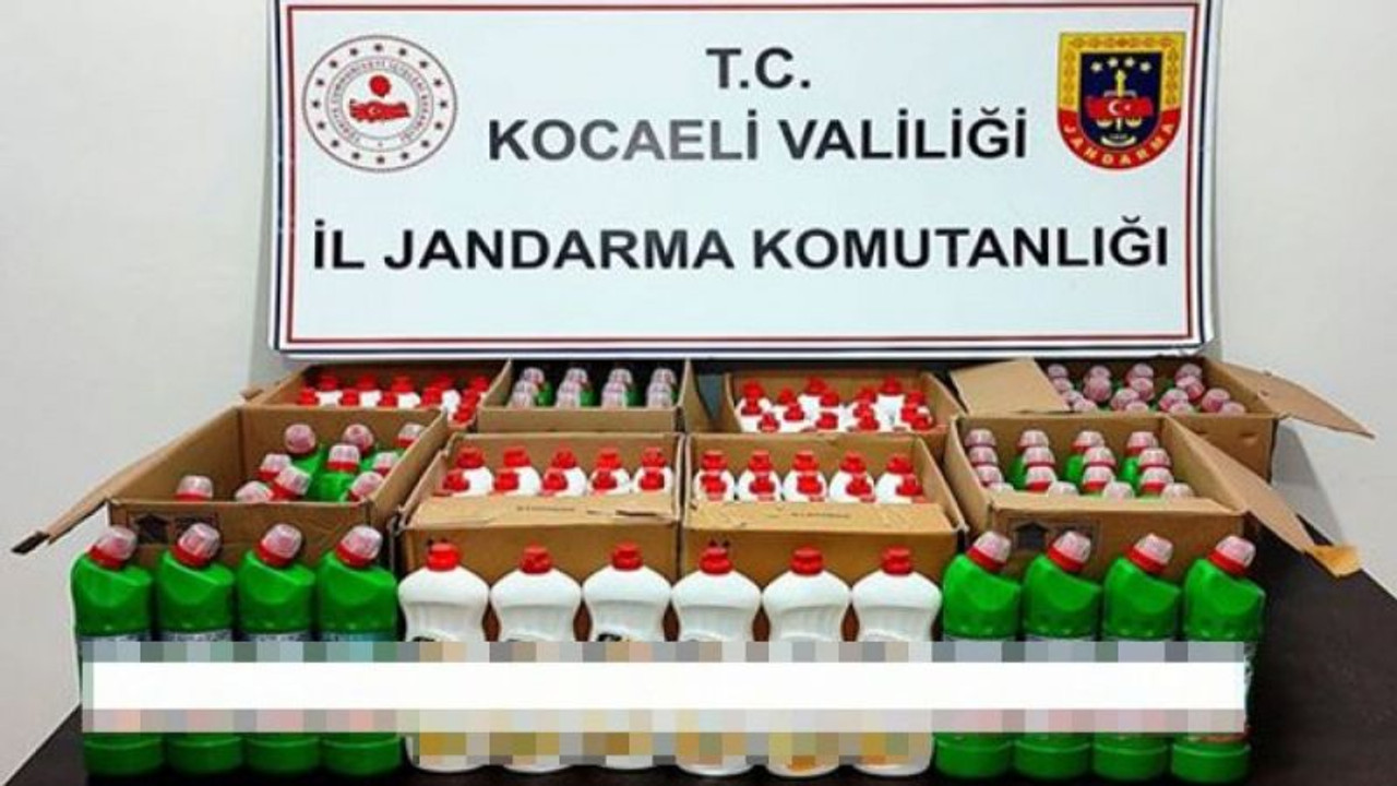 Kocaeli’de binlerce sahte deterjan ele geçirildi