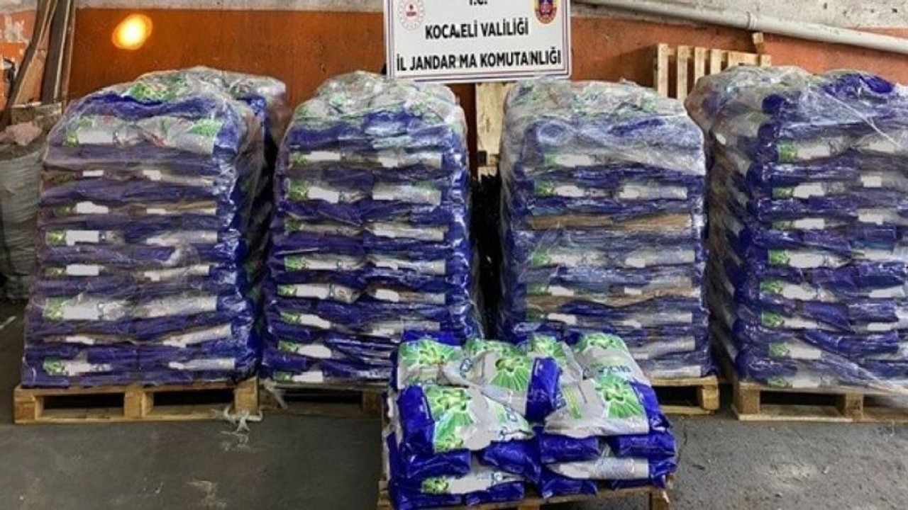 Kocaeli’de 8 ton sahte toz deterjan ele geçirildi