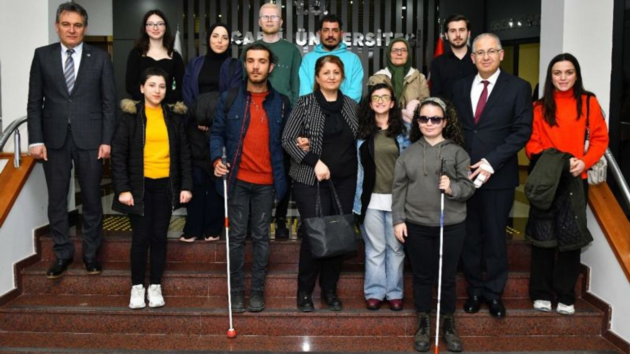 Rektör Prof. Dr. Cantürk, KOÜ’de okuyan engelli öğrencileri ağırladı