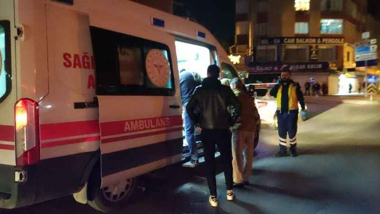 Otomobilin çarptığı yaya yaralandı