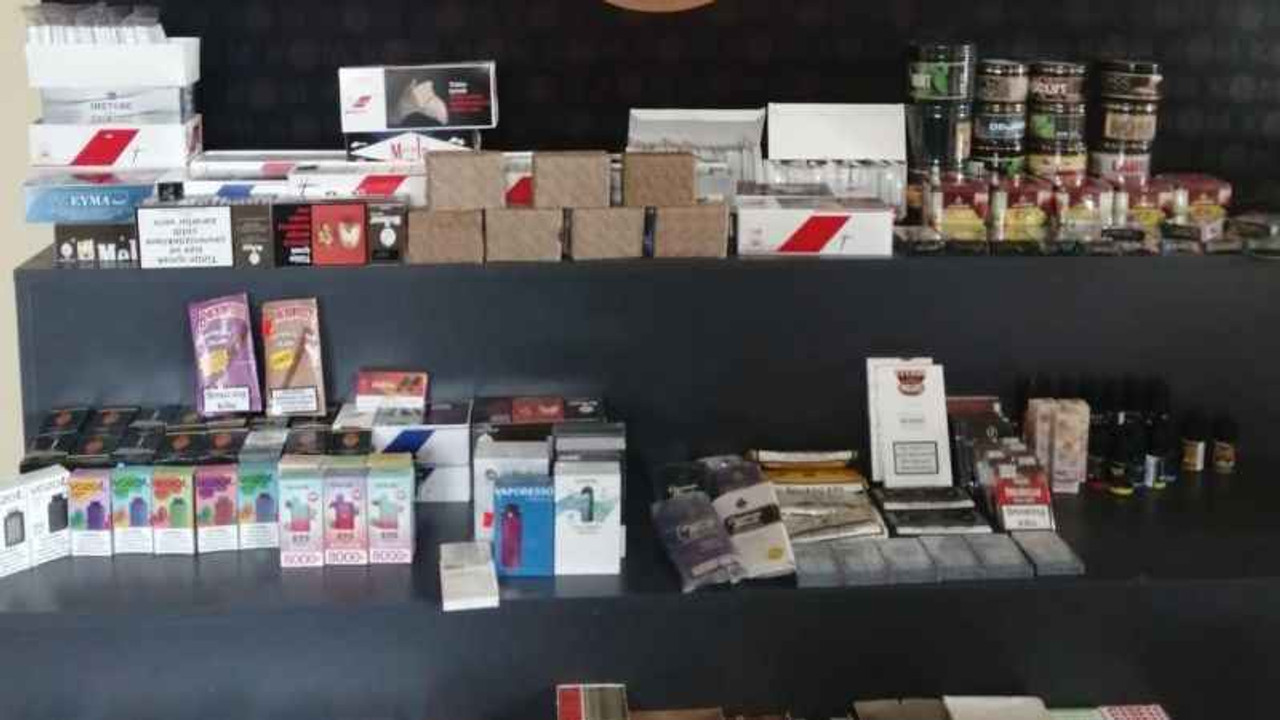7 bin 200 içi dolu makaron ele geçirildi