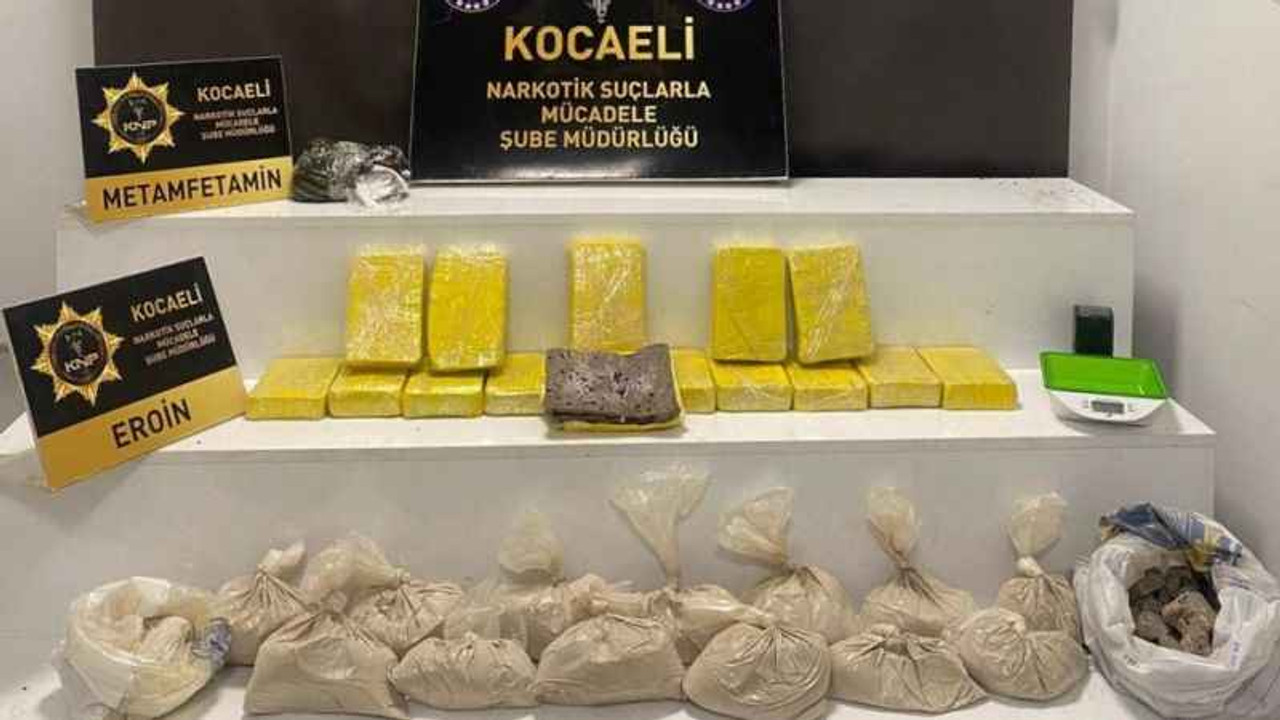 Kocaeli’de 30 kilo eroin ele geçirildi
