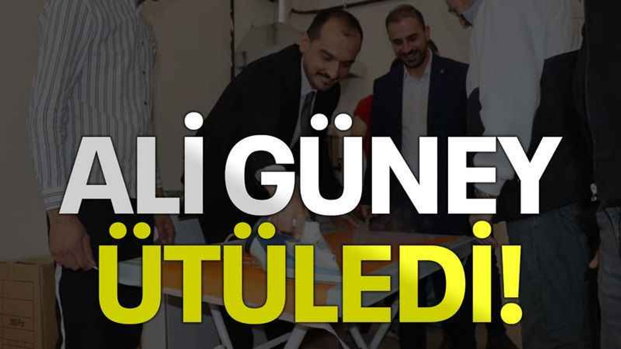Ali Güney ütüledi!