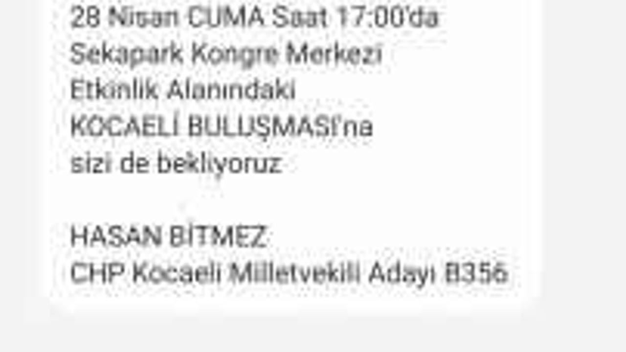Müstakbel cumhurbaşkanı dedi, mitinge davet etti