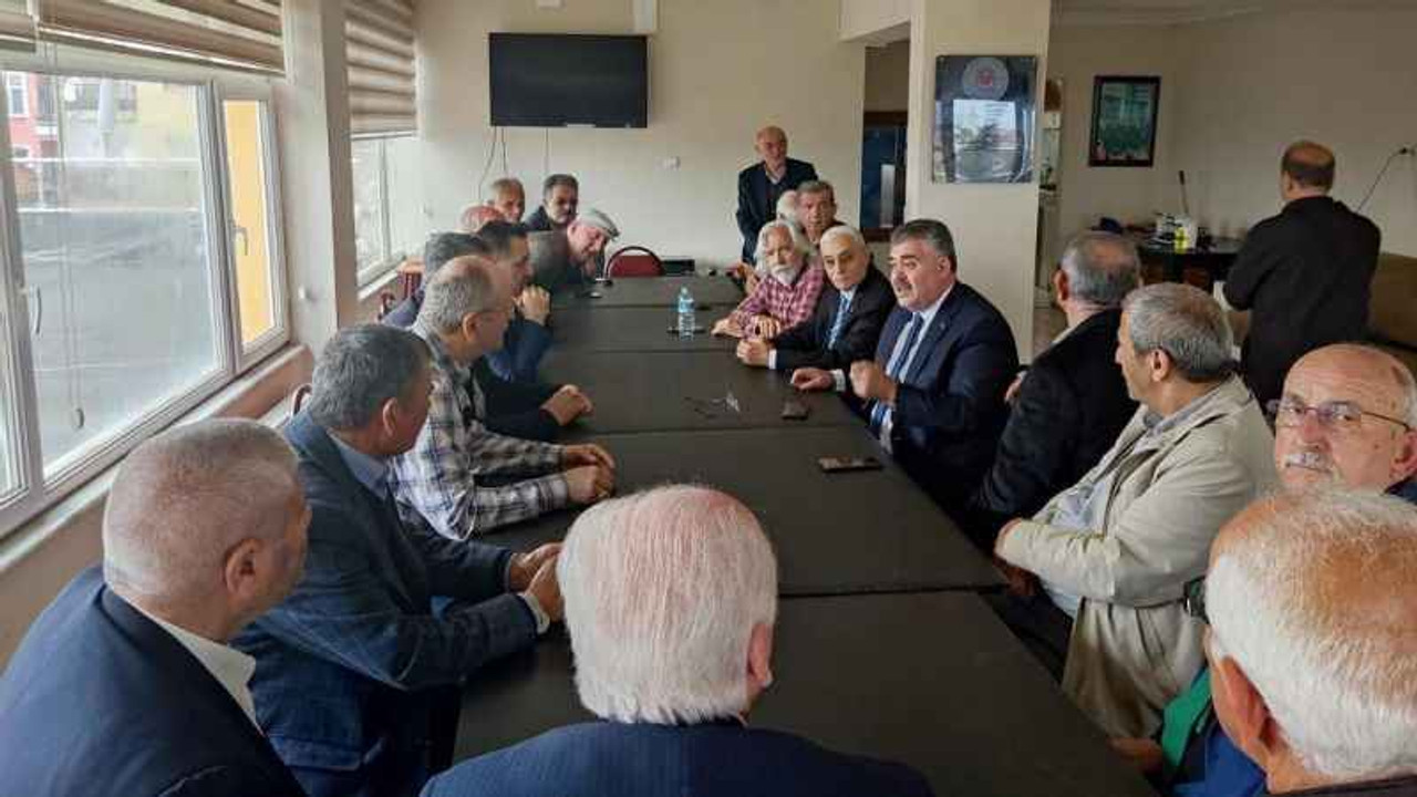 Veysel Tipioğlu emkli polislerle bir araya geldi