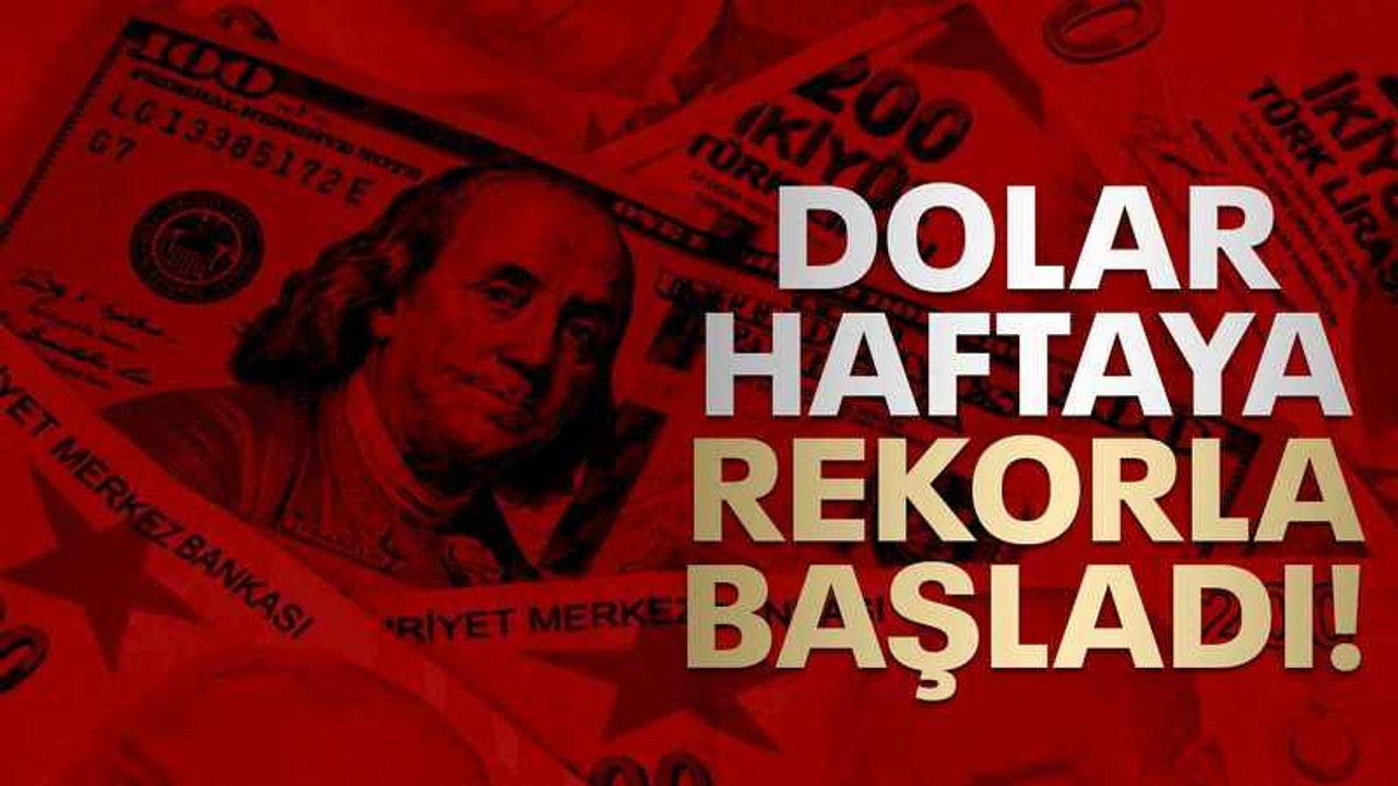 Dolar/TL haftaya rekorla başladı