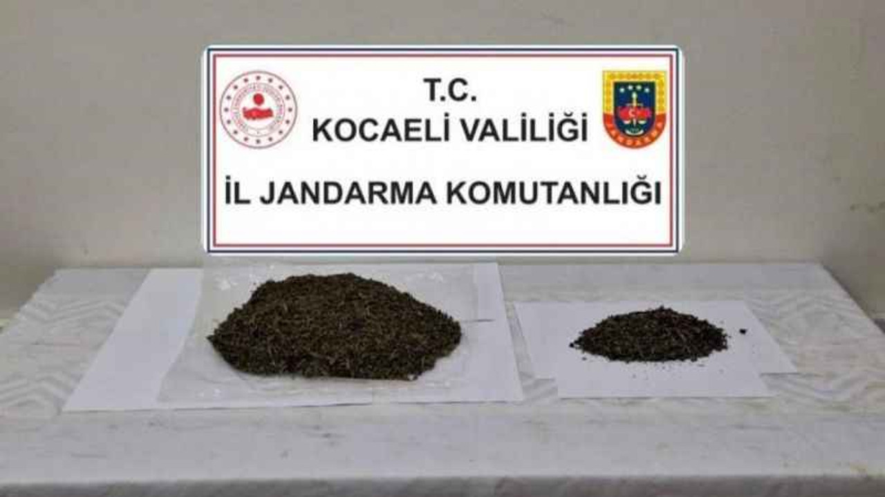 Kartepe’de jandarmadan uyuşturucu operasyonu