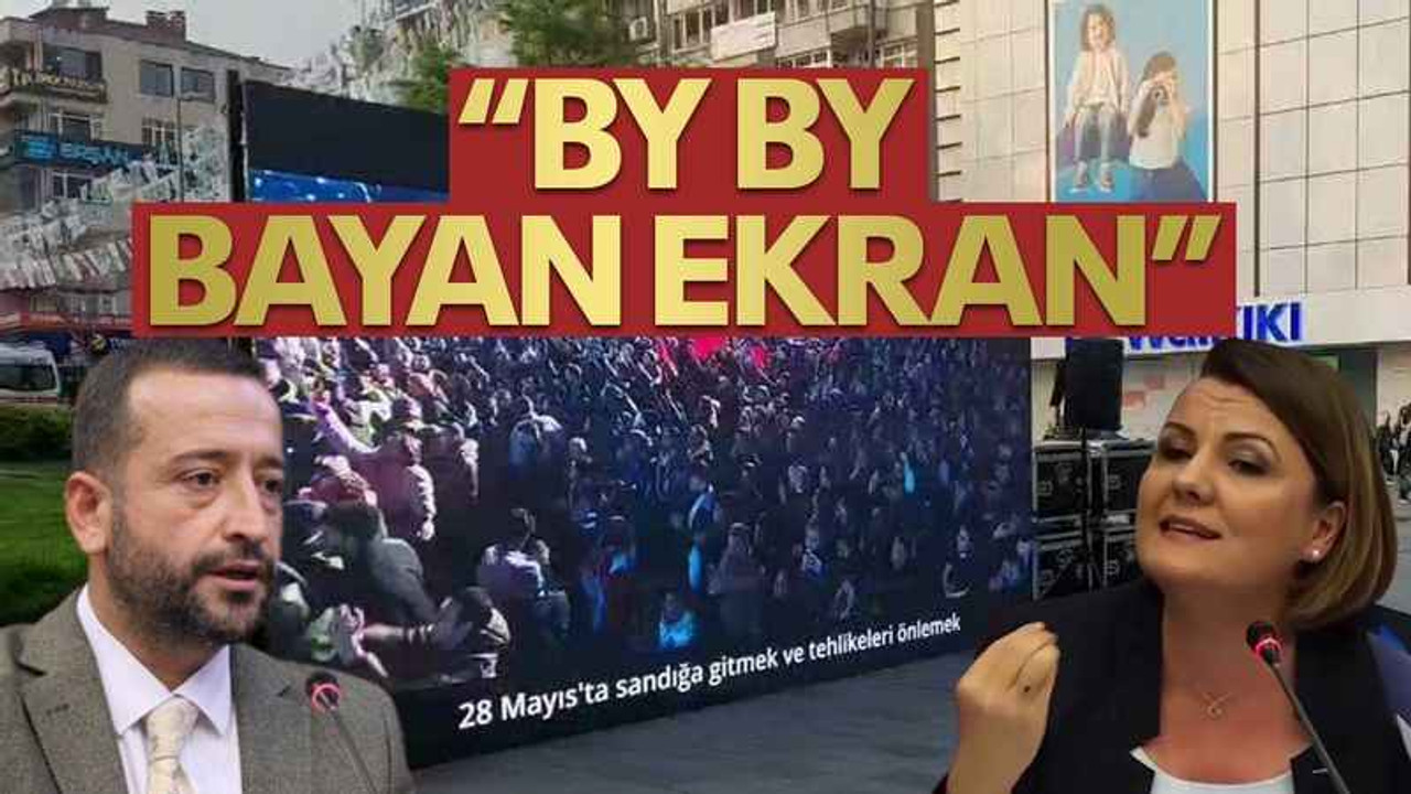 Tutuş’tan Hürriyet’e: By by bayan ekran