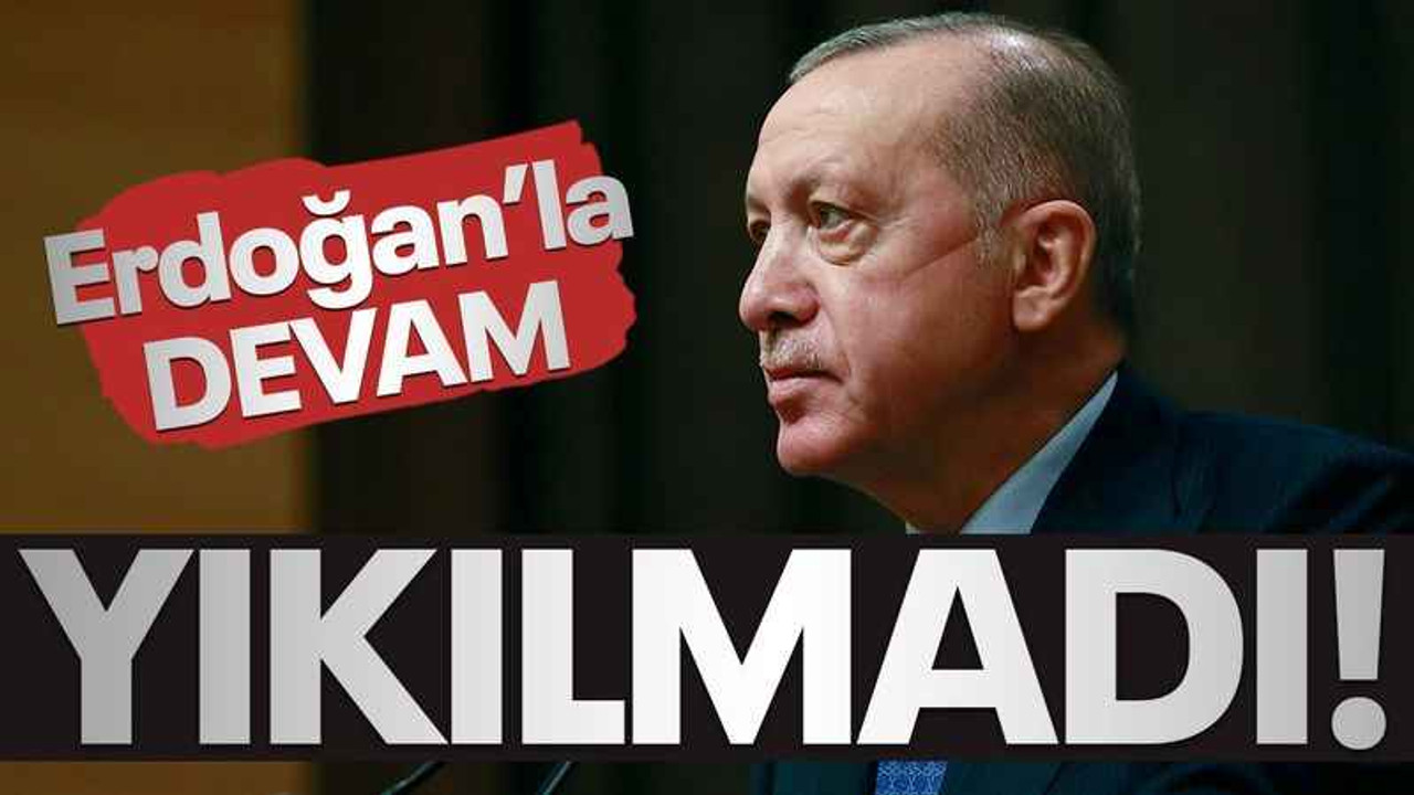 Sandıktan Erdoğan galip çıktı