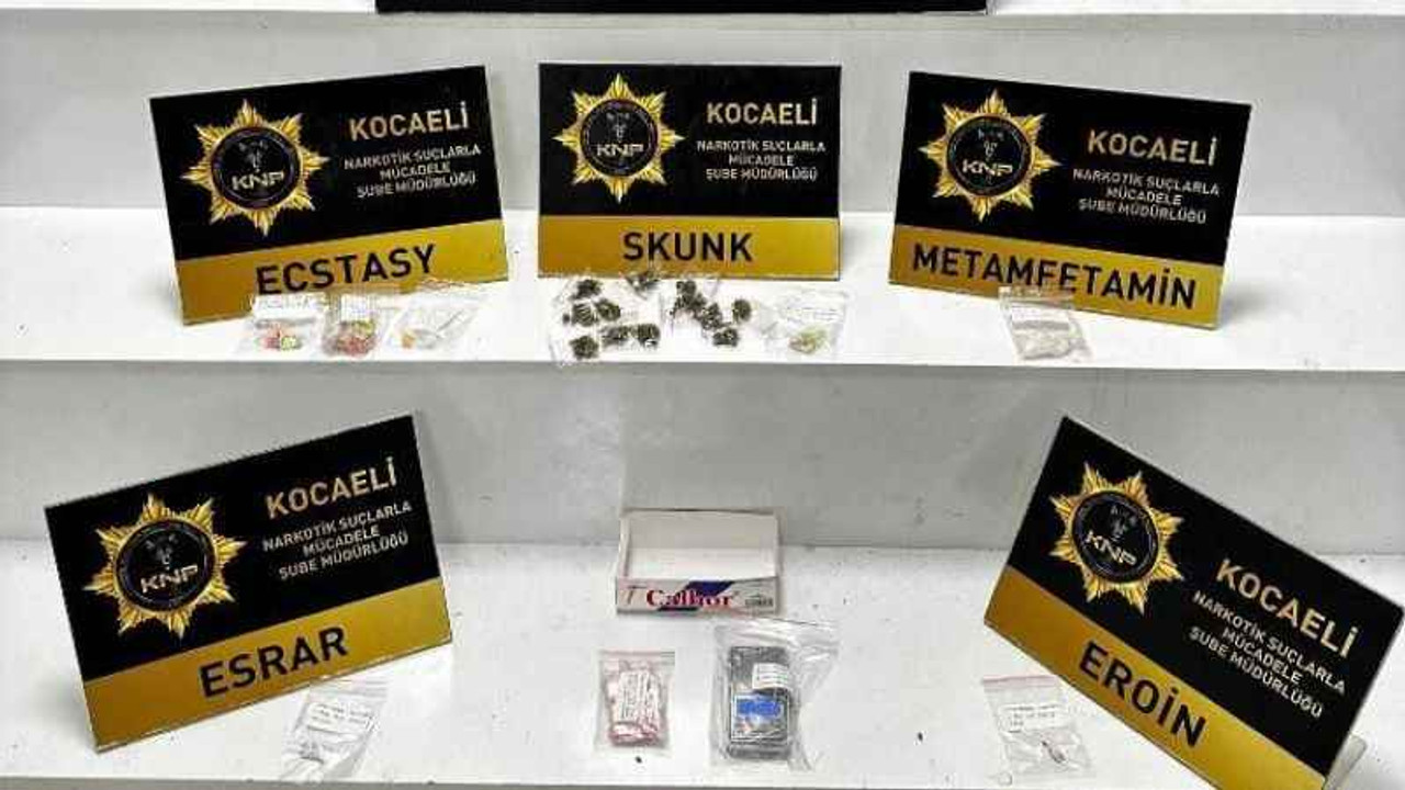 Kocaeli'de uyuşturucu ve sahte alkol operasyonu