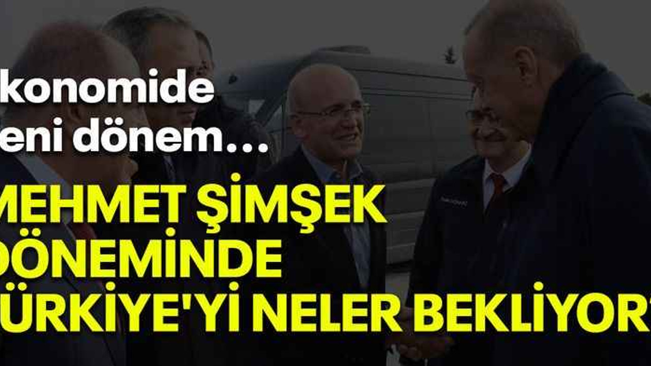 Ekonomide yeni dönem... Mehmet Şimşek döneminde Türkiye'yi neler bekliyor?