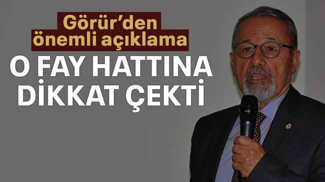 O fay hattına dikkat çekti