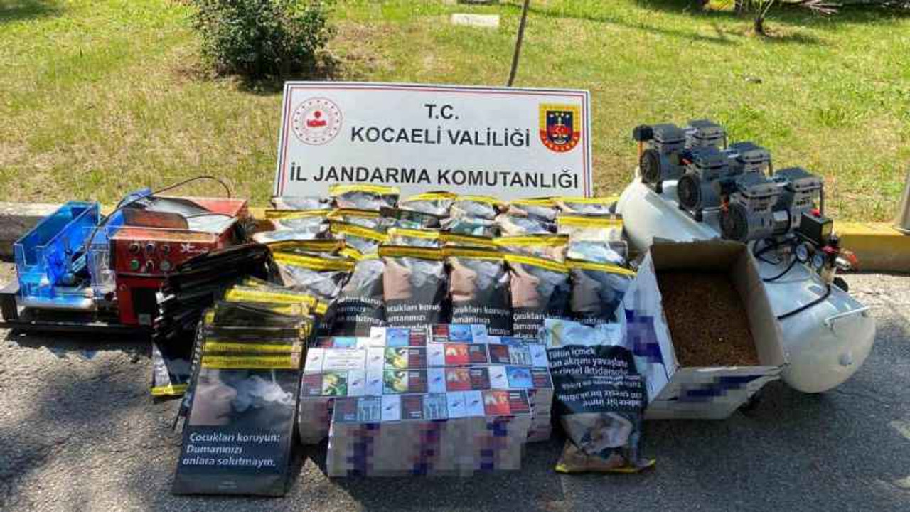 11 bin 680 bandrolsüz makaron ele geçirildi