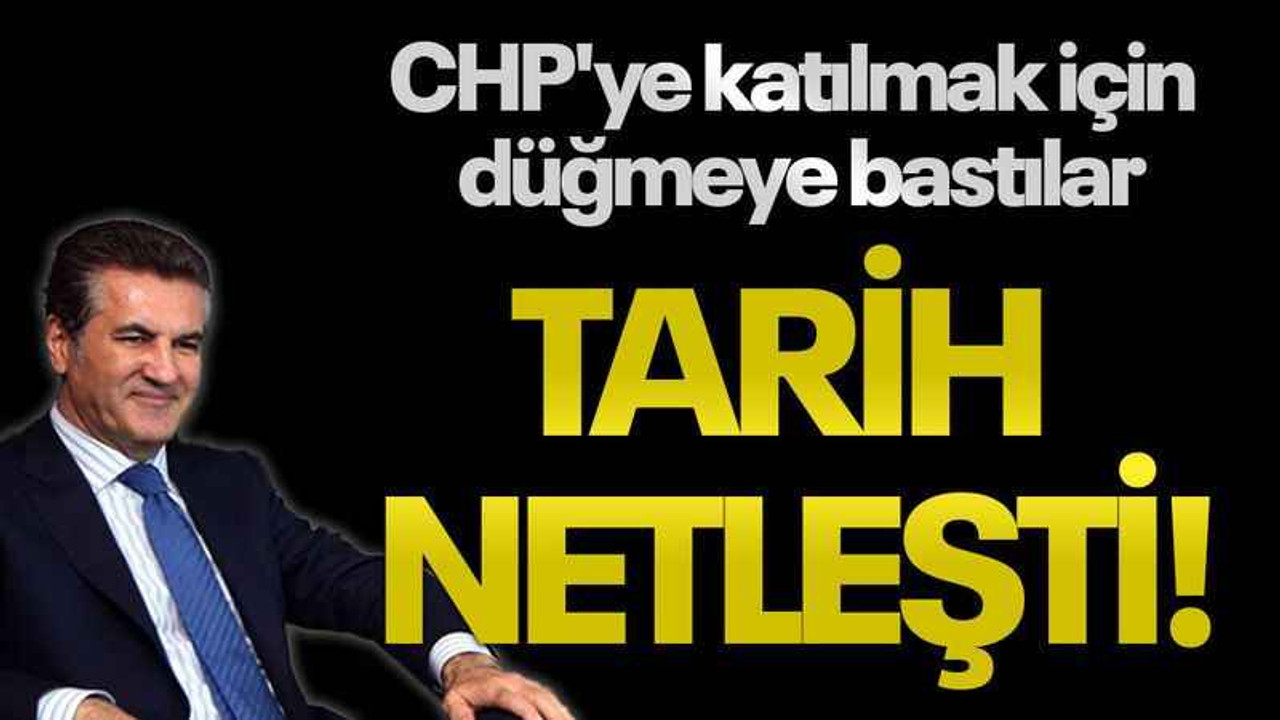 Tarih netleşti! CHP'ye katılmak için düğmeye bastılar