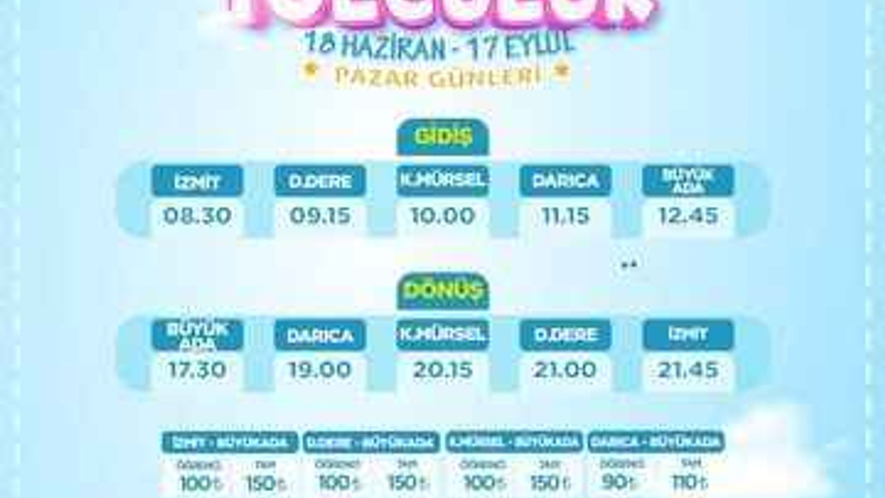 Körfez’de Mehtap ve Büyük Ada turları başlıyor