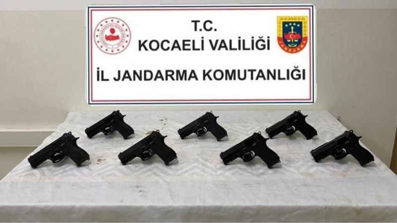 Operasyonda 7 ruhsatsız tabanca ele geçirildi