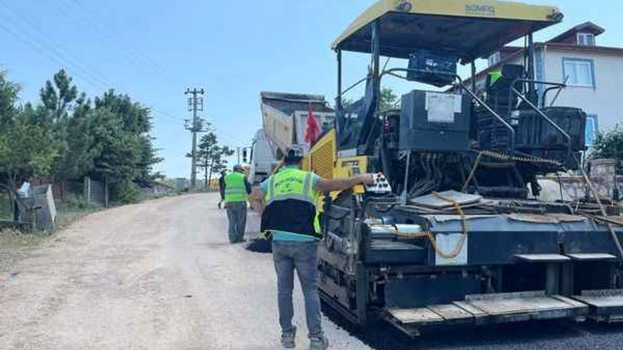 Körfez Alihocalar yolu asfaltlandı