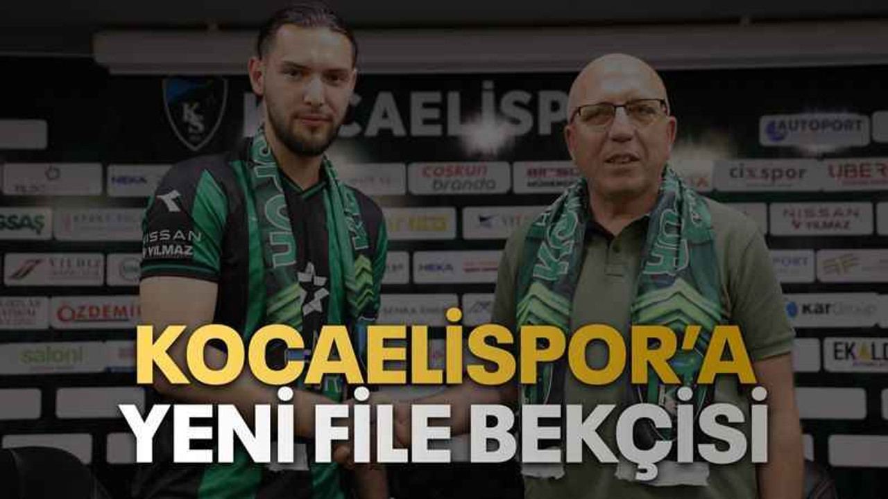 Kocaelispor’a yeni file bekçisi