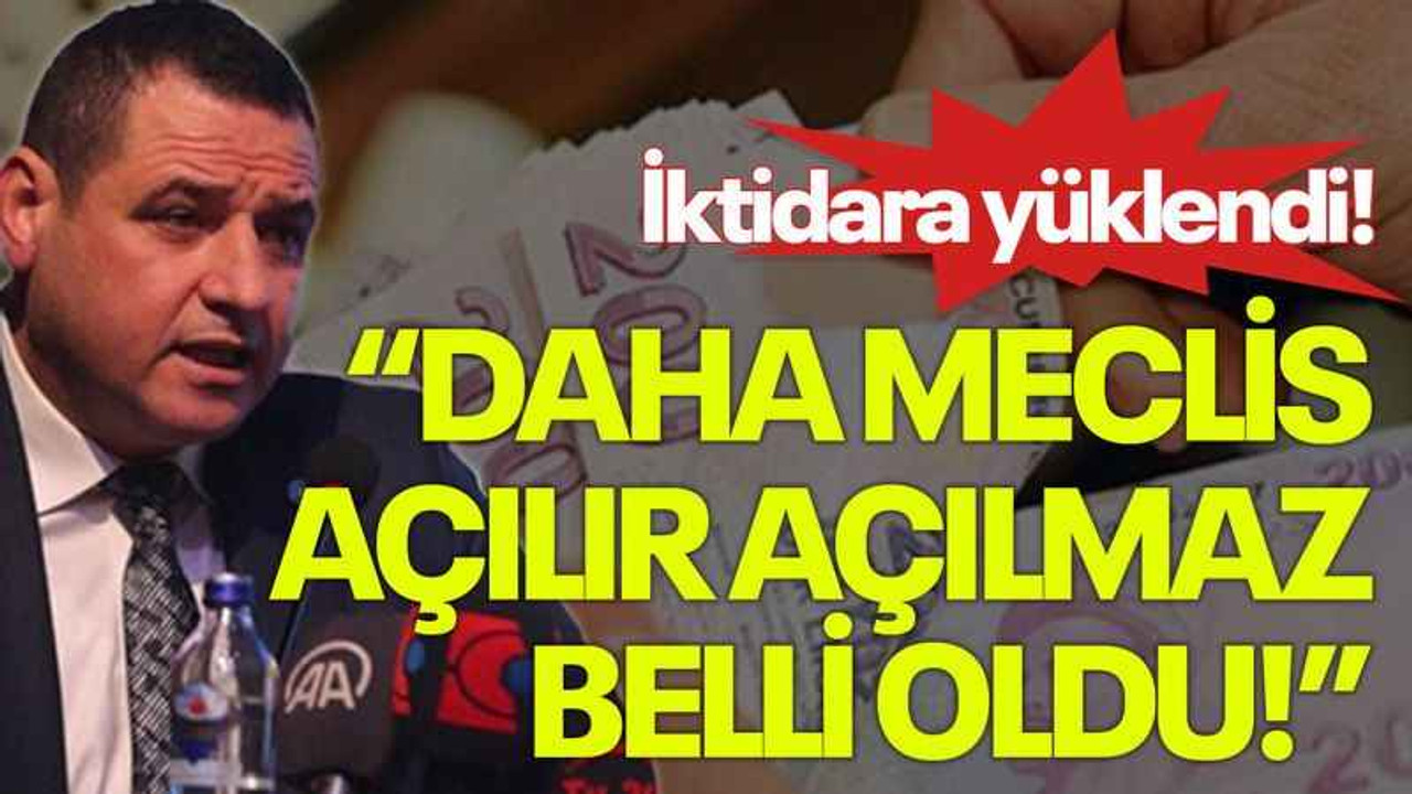 İktidara yüklendi! Acur: Daha meclis açılır açılmaz belli oldu!