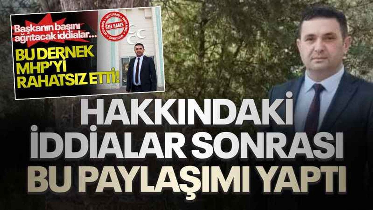 Hakkındaki iddialar sonrası bu paylaşımı yaptı